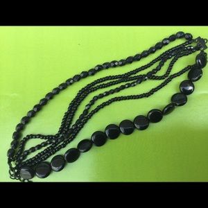 Vintage black bracelet USA made 70s